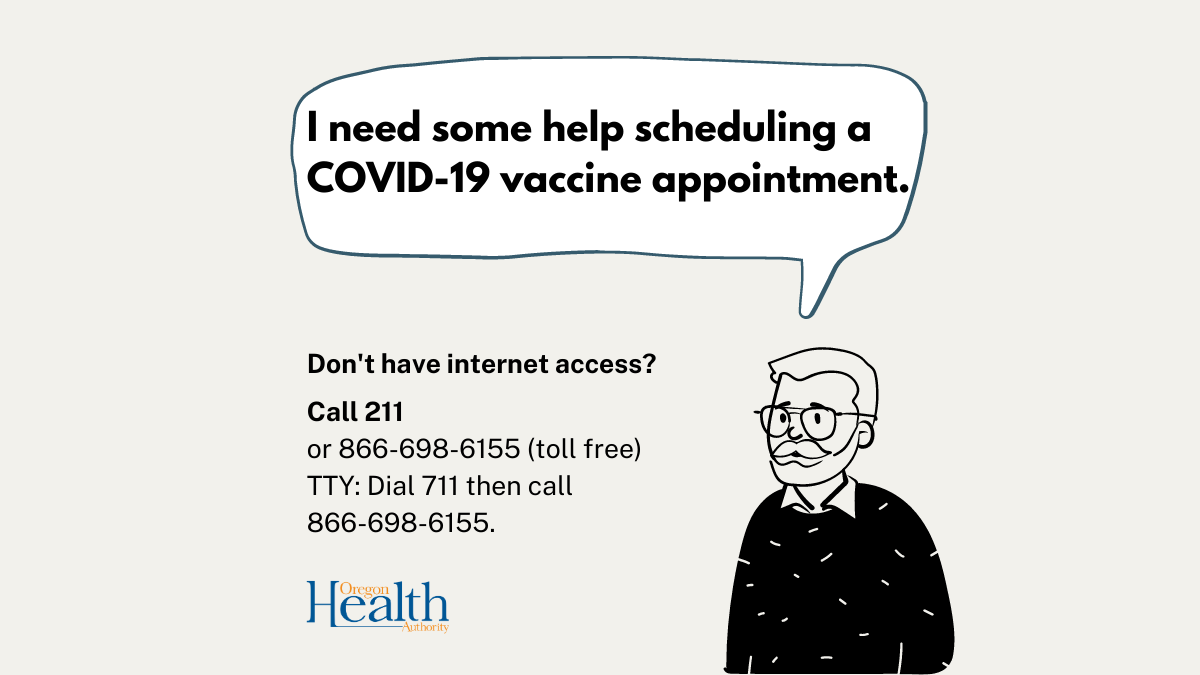 No internet access to schedule your vaccine? 211 can help