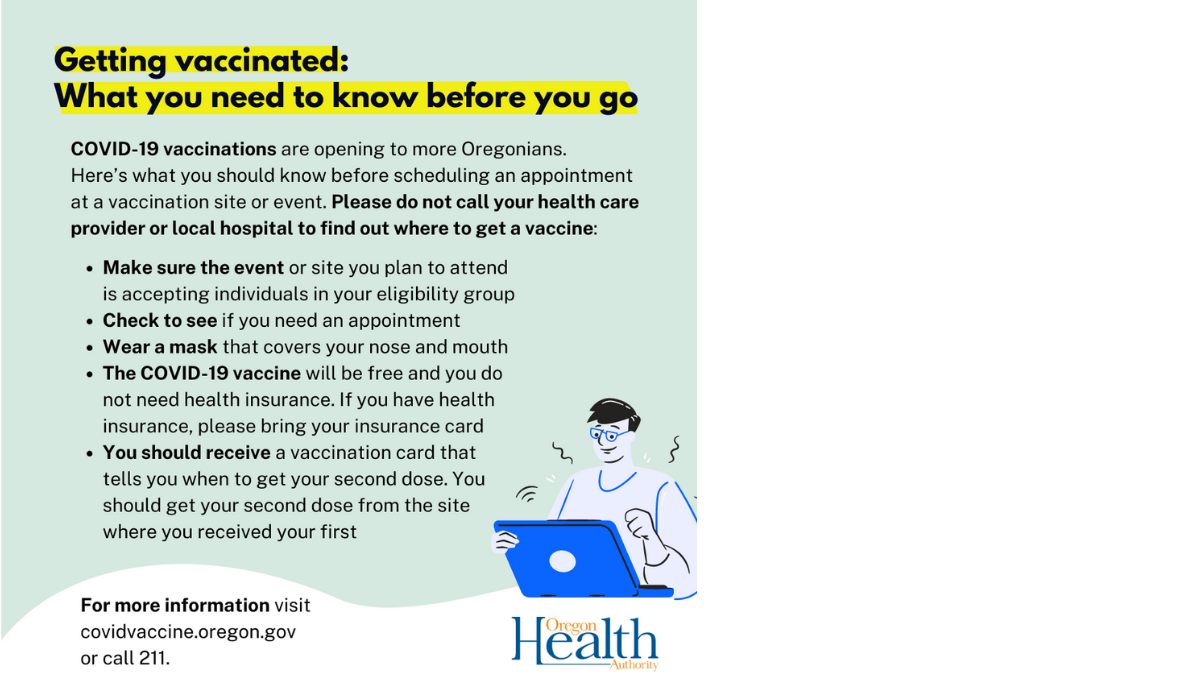 Getting your vaccine: What to know before you go