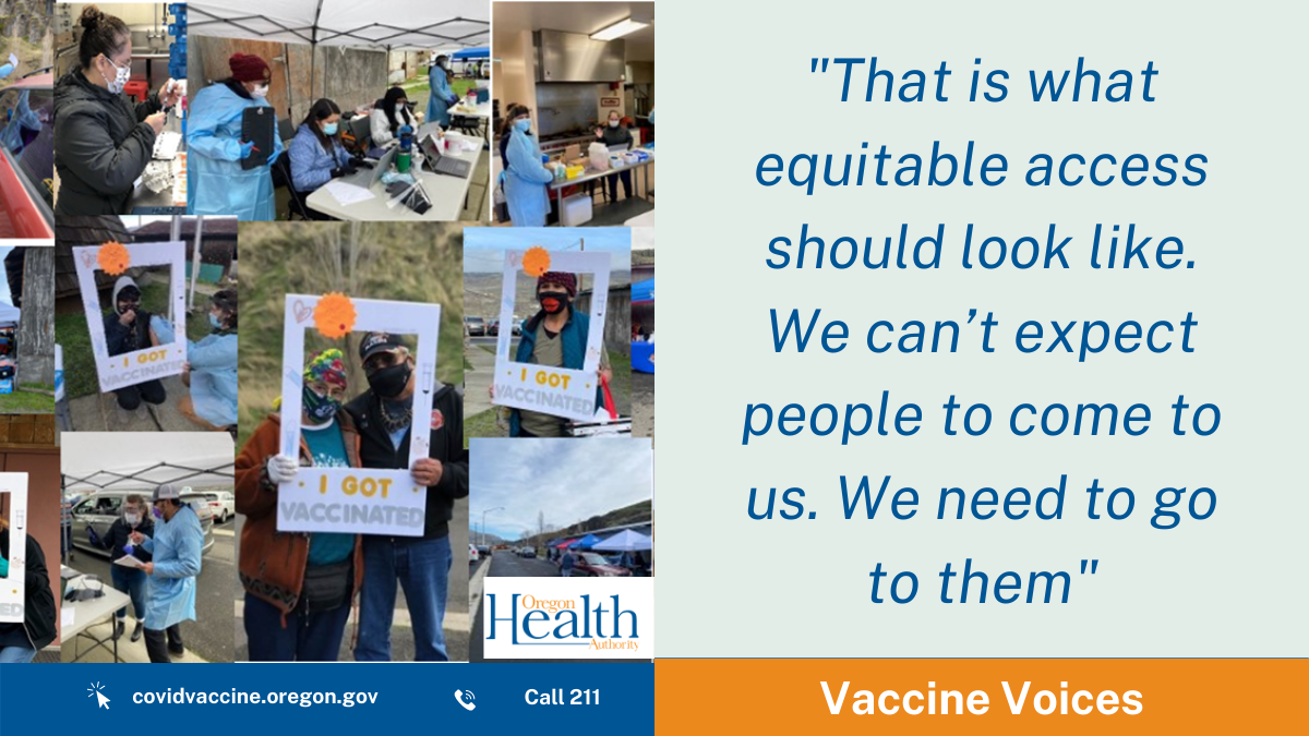 Vaccine Voices: Promoting equitable access at Celilo Village