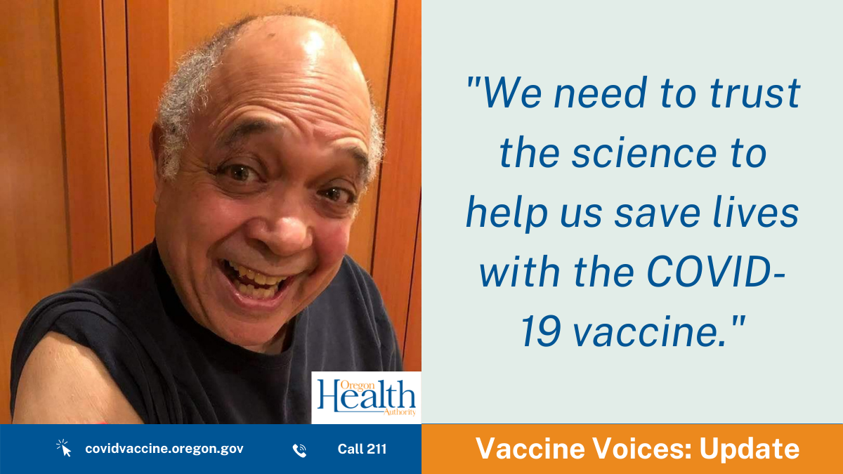 Vaccine Voices: Bill Deiz receives his COVID-19 vaccine