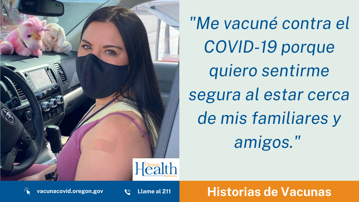 Historias de Vacuna: Nicole R. Butler-Hooton