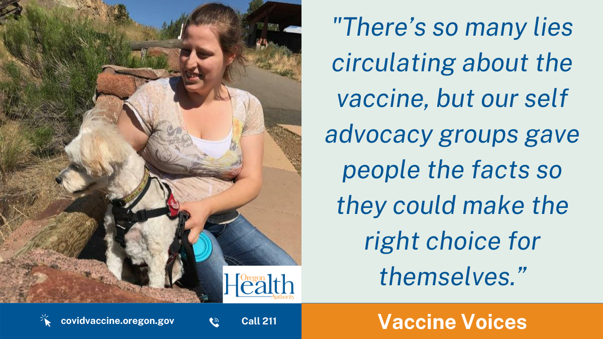 Vaccine Voices: ‘As a person with a disability, I felt very fortunate’