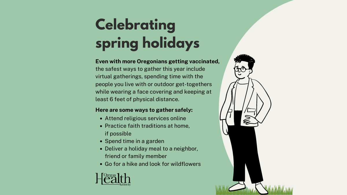 Celebrating spring holidays safely
