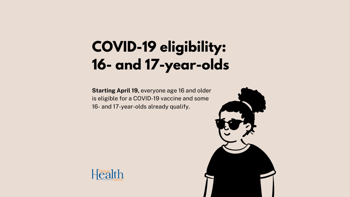 16 or older? You’re eligible to get vaccinated starting April 19