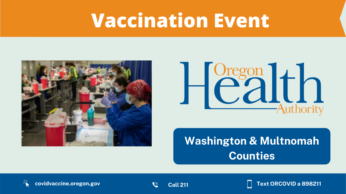 Volunteers help to make vaccination clinics run smoothly