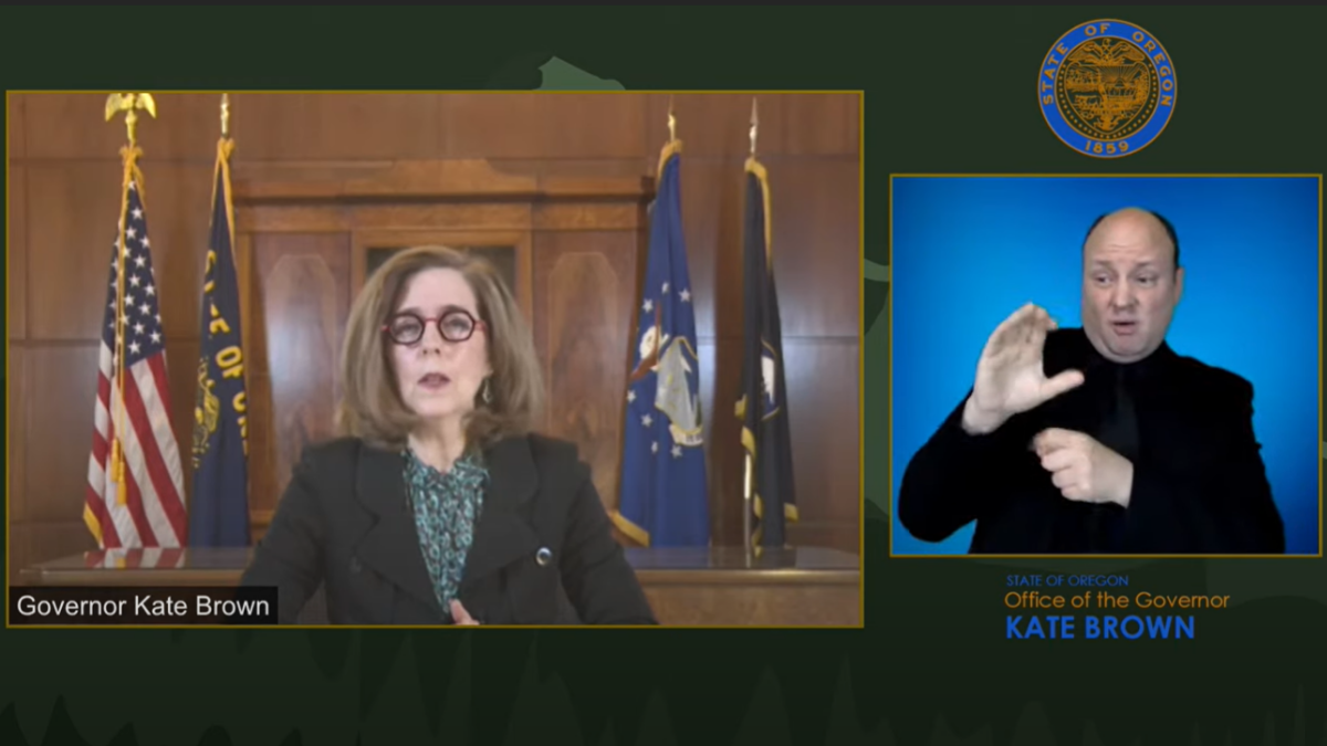 Governor Brown and the Oregon Health Authority provide an update on vaccinations in Oregon