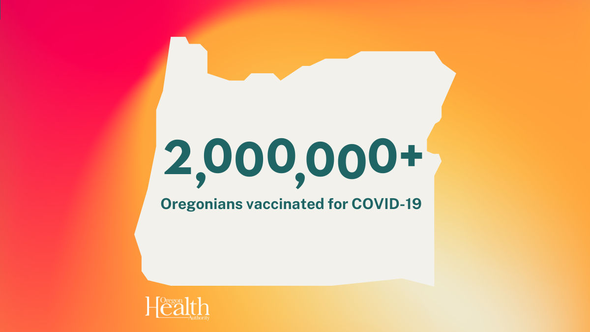 Oregon surpasses 2 million vaccinated