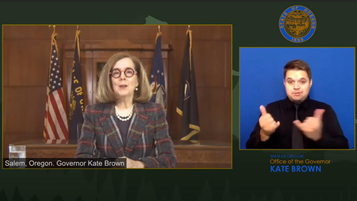 La gobernadora Brown y líderes del OHA comparten las metas de vacunación y la economía del estado