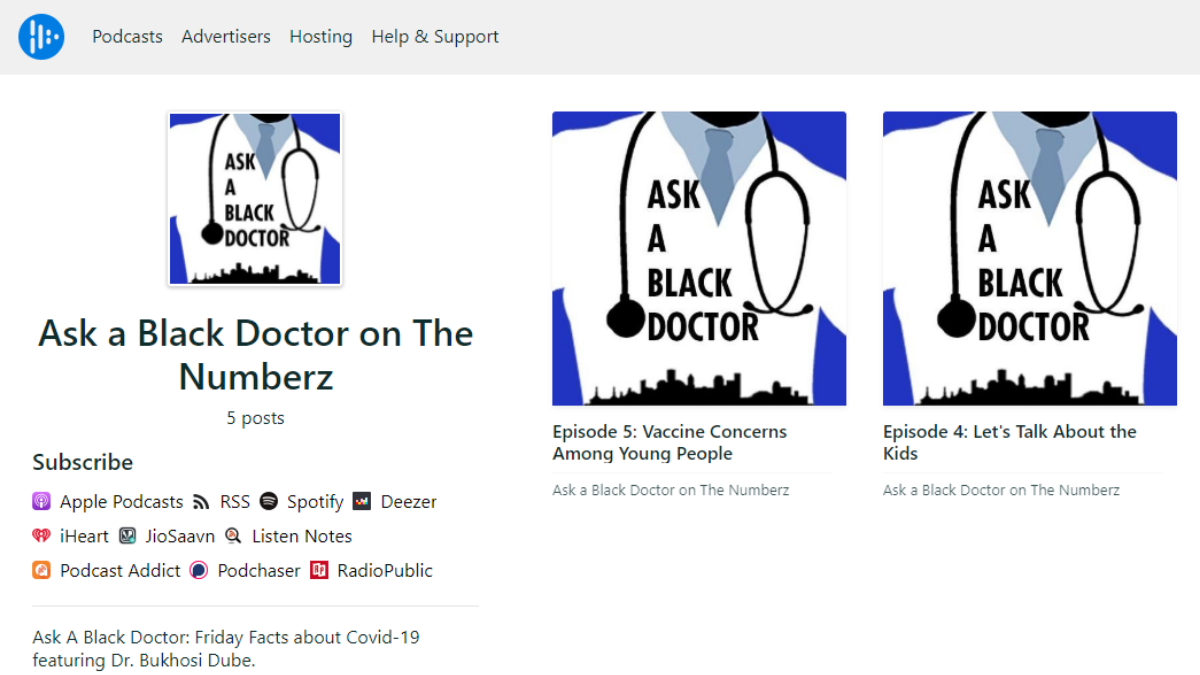 Ask a Black Doctor on The Numberz