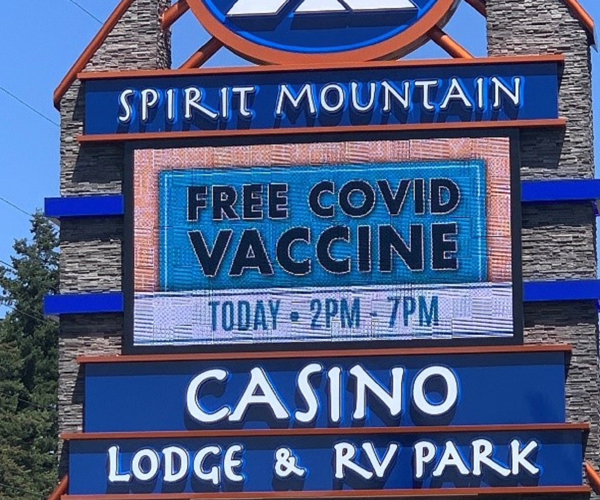 Supporting vaccination efforts in Yamhill County