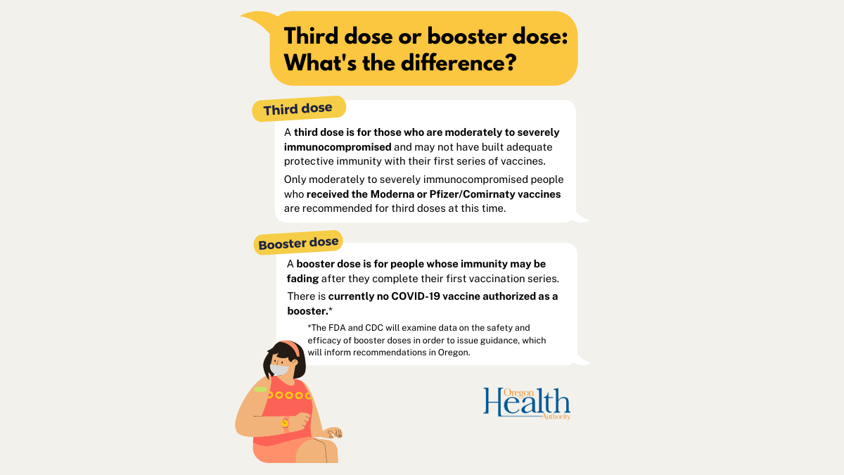 OHA releases statement on booster dose recommendation