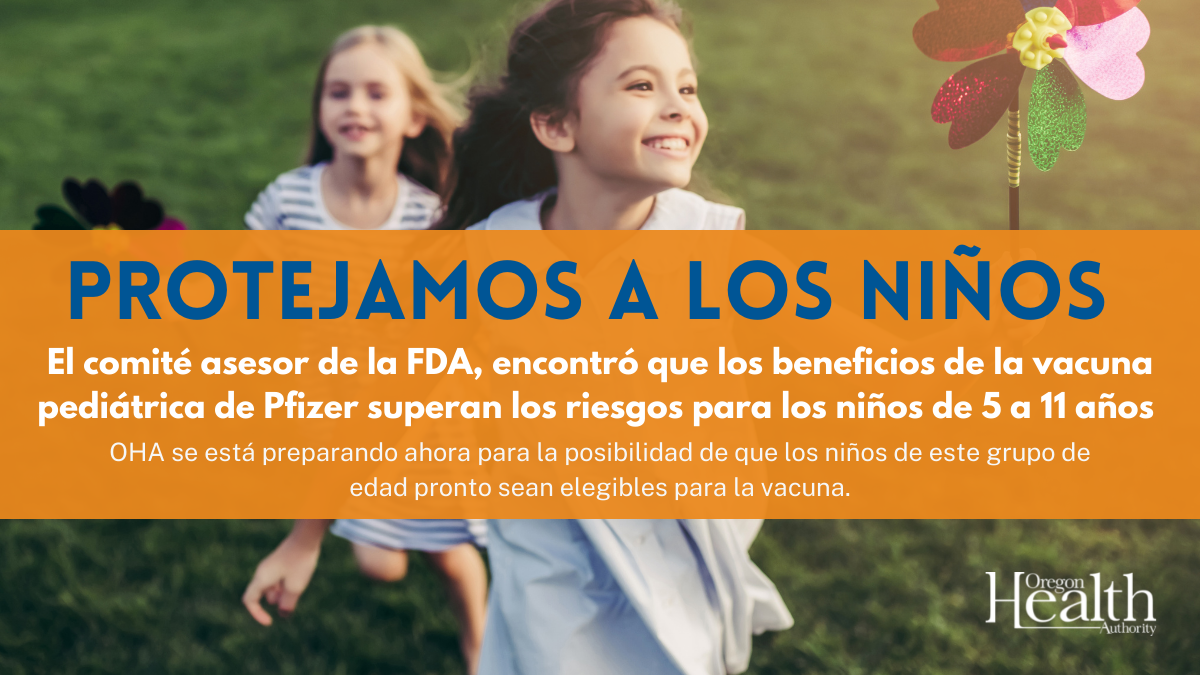 El comité asesor de la FDA encontró que los beneficios de la vacuna pediátrica de Pfizer superan los riesgos para los niños de 5 a 11 años