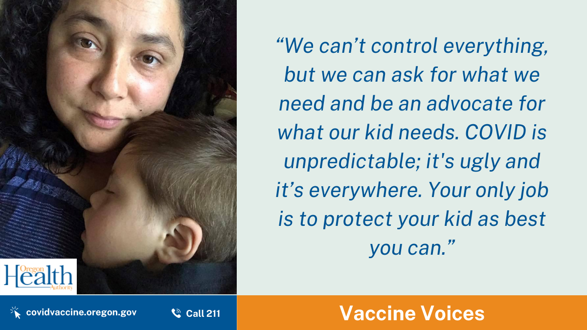 Vaccine Voices: ‘COVID is unpredictable; its ugly and it’s everywhere. Your only job is to protect your kid as best you can.’