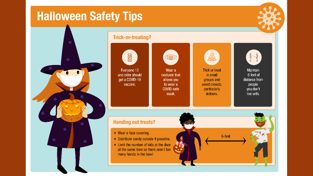 Let’s trick-or-treat safely!