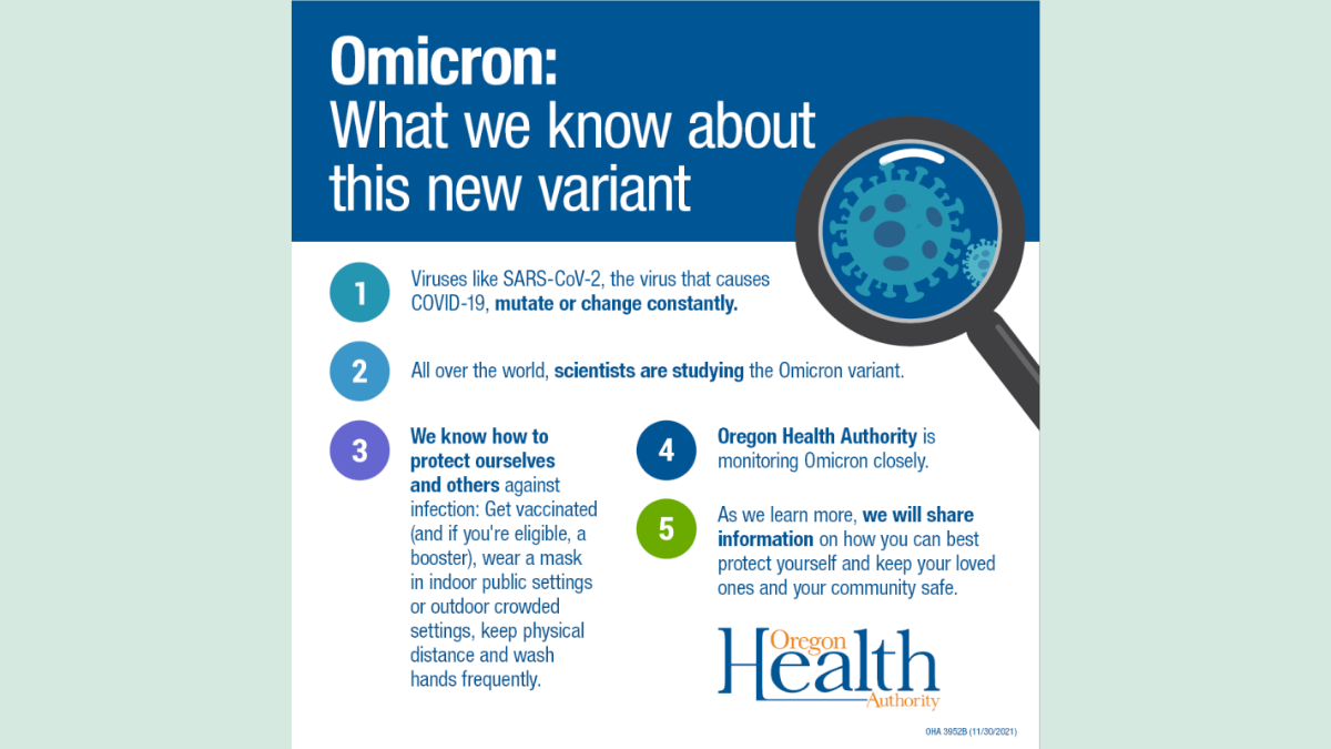 Public health officials monitor Omicron and are prepared to respond