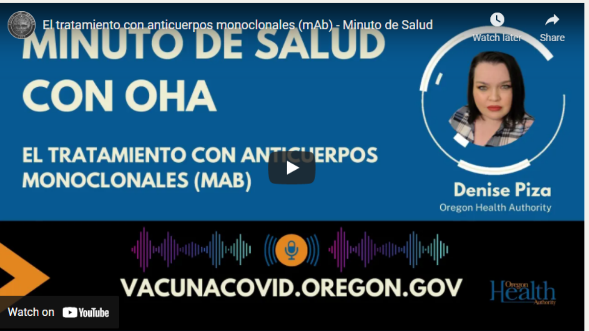 Minuto de Salud: El tratamiento con anticuerpos monoclonales (mAb)