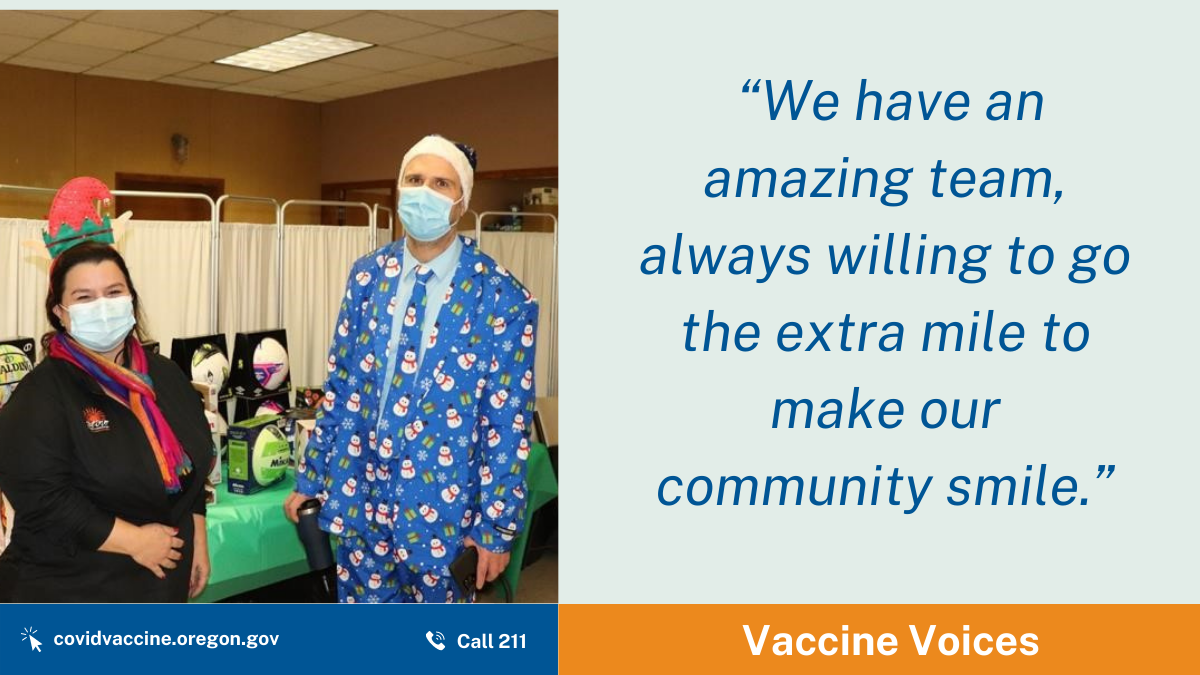 Vaccine Voices: ‘Opportunity to share happiness during these stressful times’