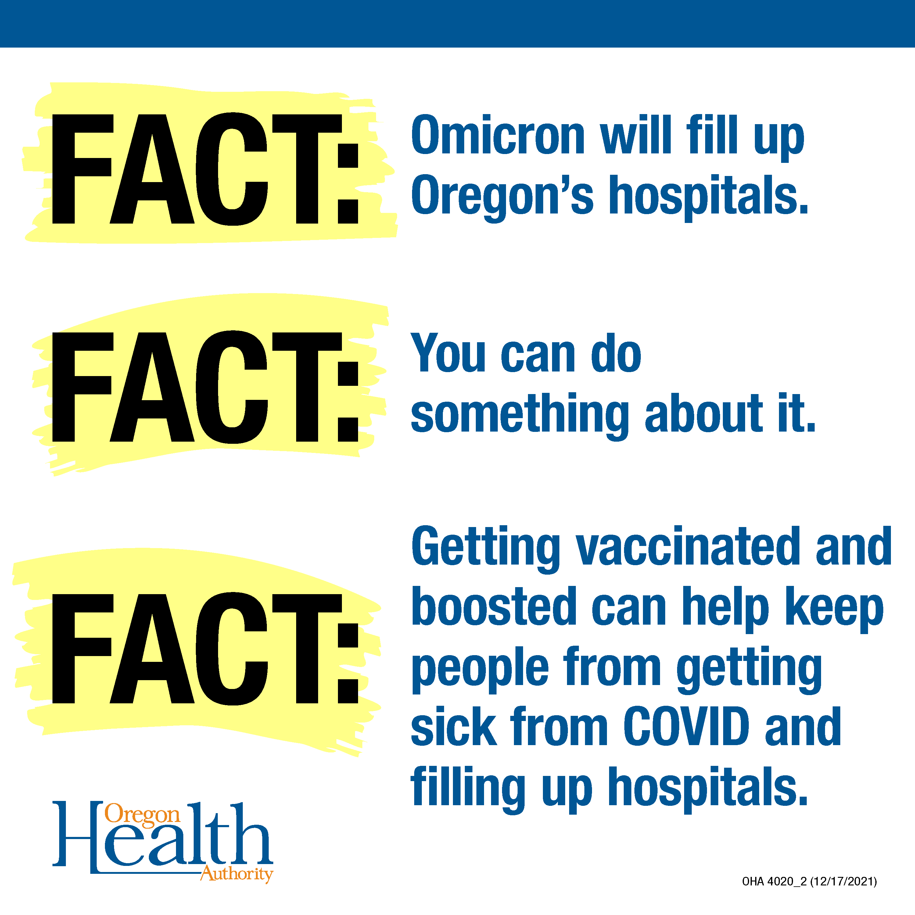 Governor Brown, OHSU and OHA leadership urge COVID-19 vaccinations, boosters ahead of January Omicron surge