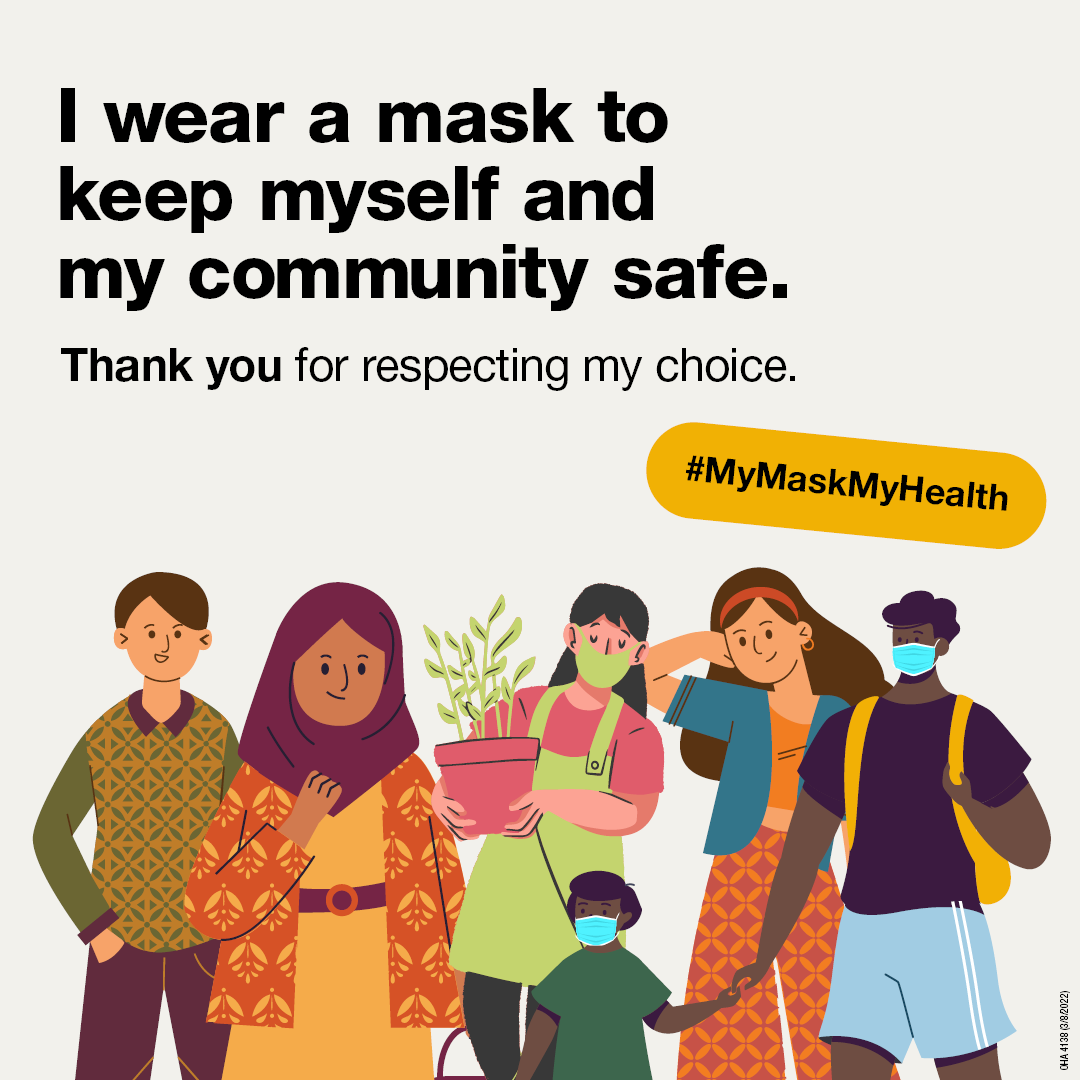 Social cards – My mask, my health