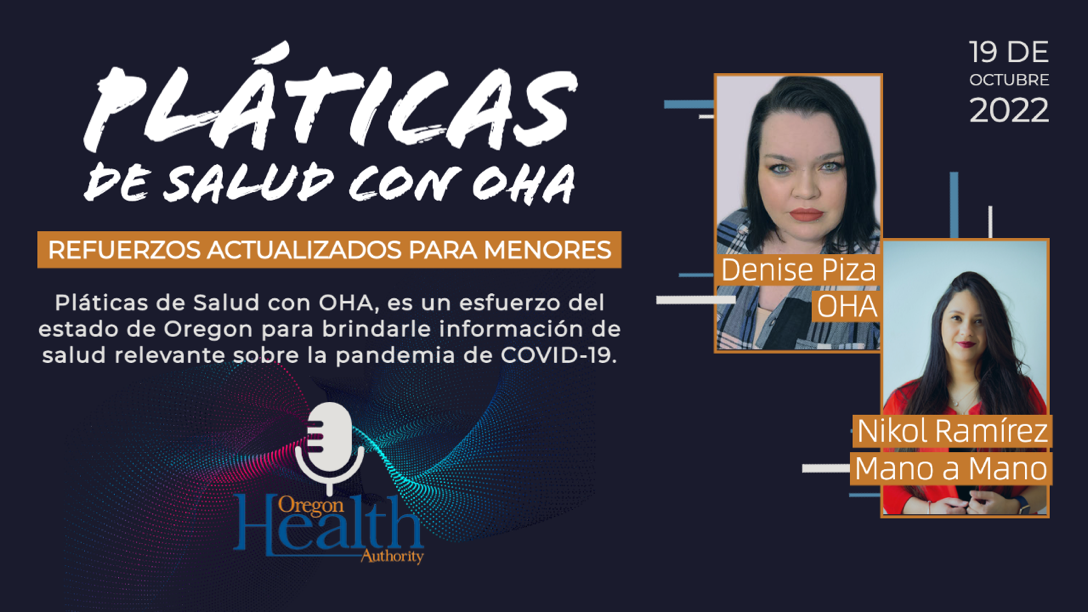 Pláticas de Salud con OHA: Refuerzos actualizados para menores