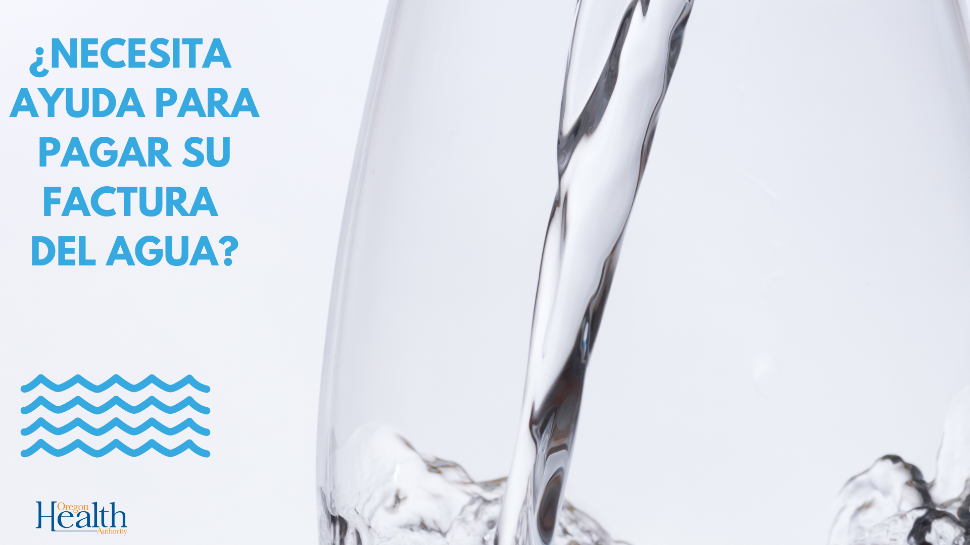 Ahora puede solicitar ayuda para pagar las facturas de agua y electricidad