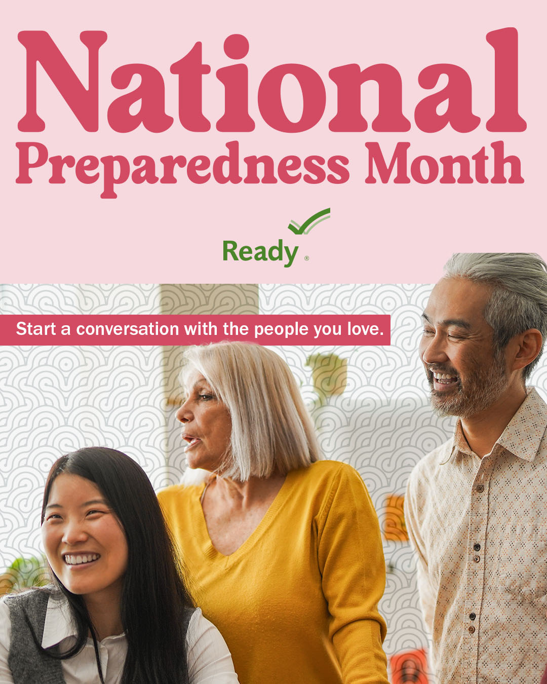 To prepare for emergencies; start a conversation today
