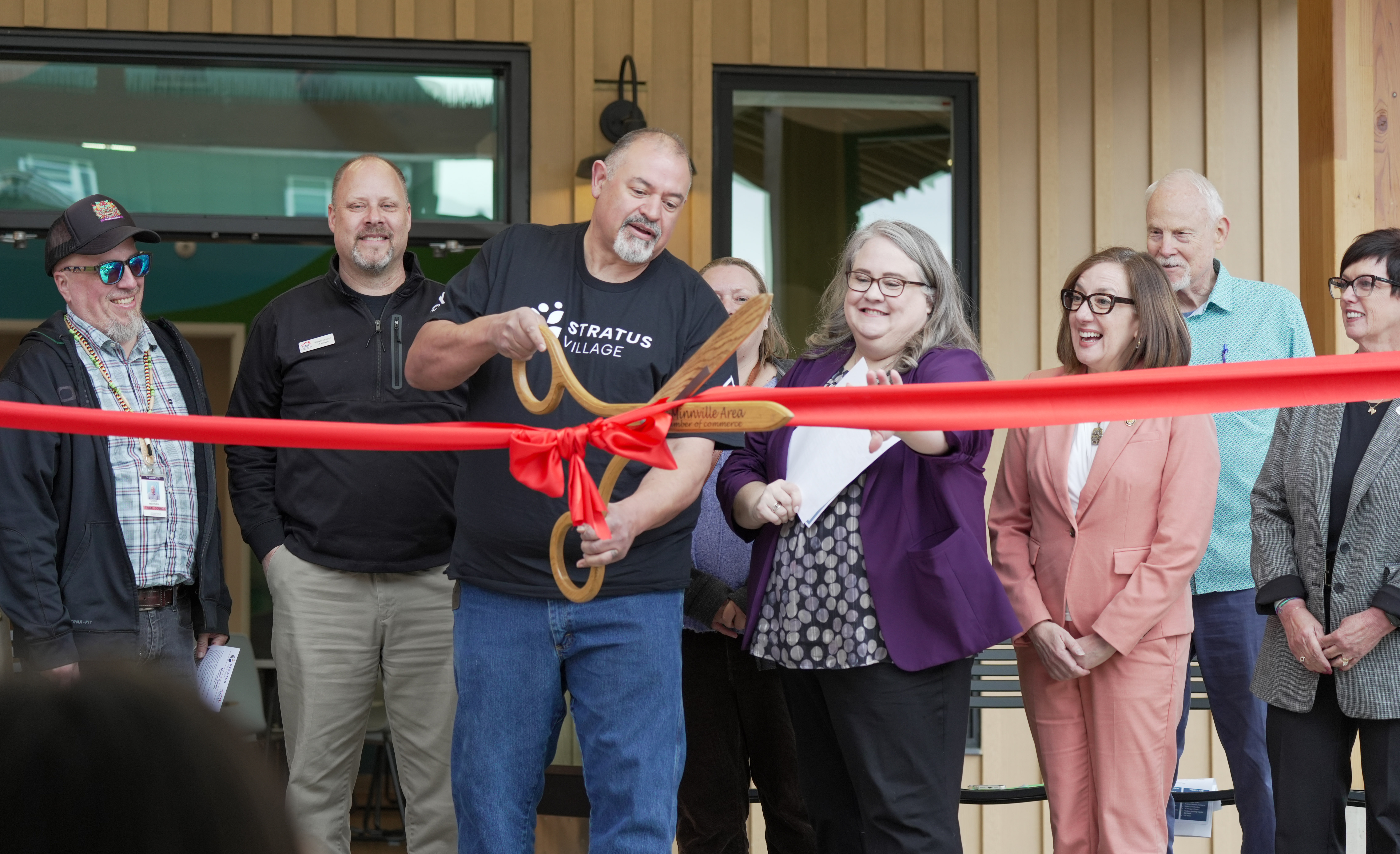 Celebrating the opening of Stratus Village in Yamhill County 